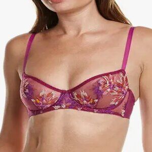 NWT - Gorgeous Cosabella Women's Maasai Balconette Underwire Bra - Fuchsia  34C